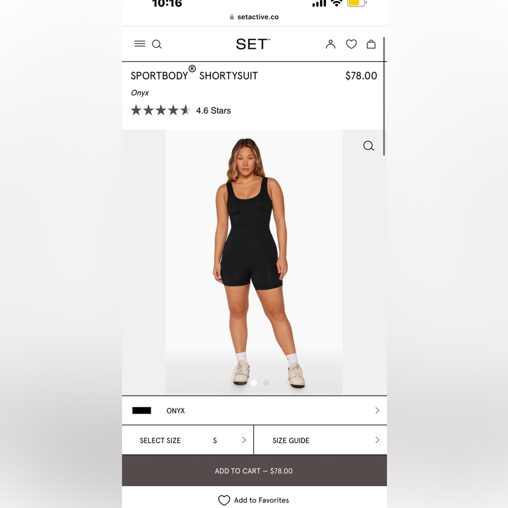 Set Active SportBody shortysuit!